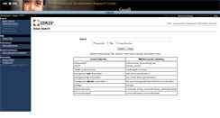Desktop Screenshot of idris.idrc.ca