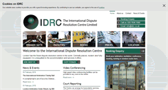 Desktop Screenshot of idrc.co.uk